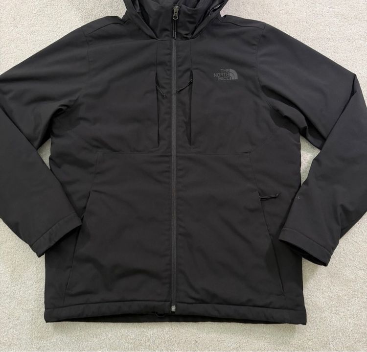 the north face black jacket แท้มือสองสภาพดี รูปที่ 3
