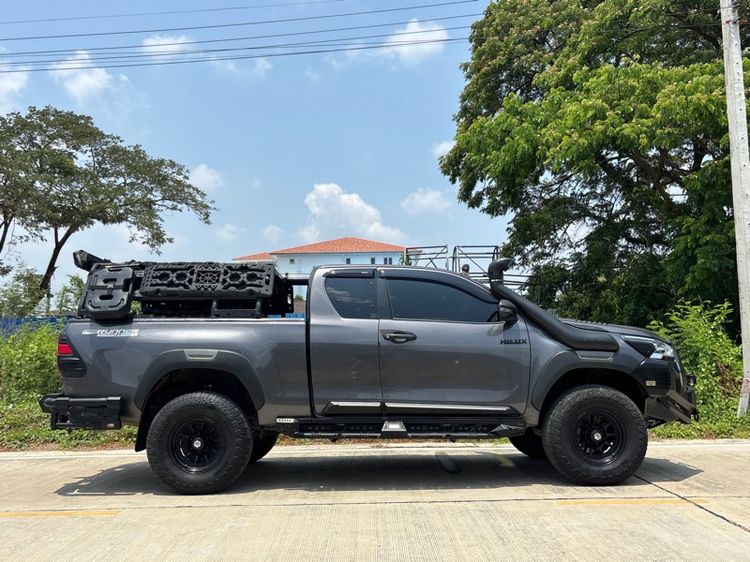 Toyota Hilux Revo 2021 2.4 E Prerunner Pickup ดีเซล เกียร์อัตโนมัติ เทา รูปที่ 3