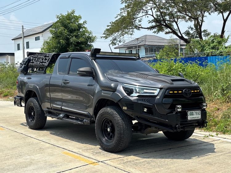 Toyota Hilux Revo 2021 2.4 E Prerunner Pickup ดีเซล เกียร์อัตโนมัติ เทา