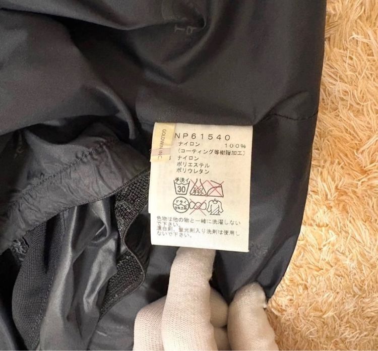 the north face black jacket แท้มือสองสภาพดี รูปที่ 8