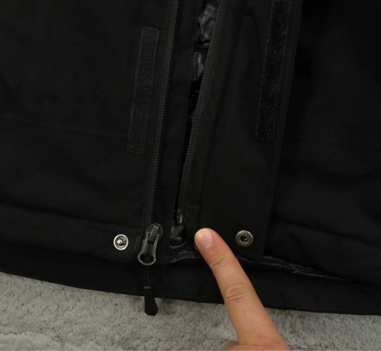 the north face black jacket แท้มือสองสภาพดีมาก รูปที่ 10