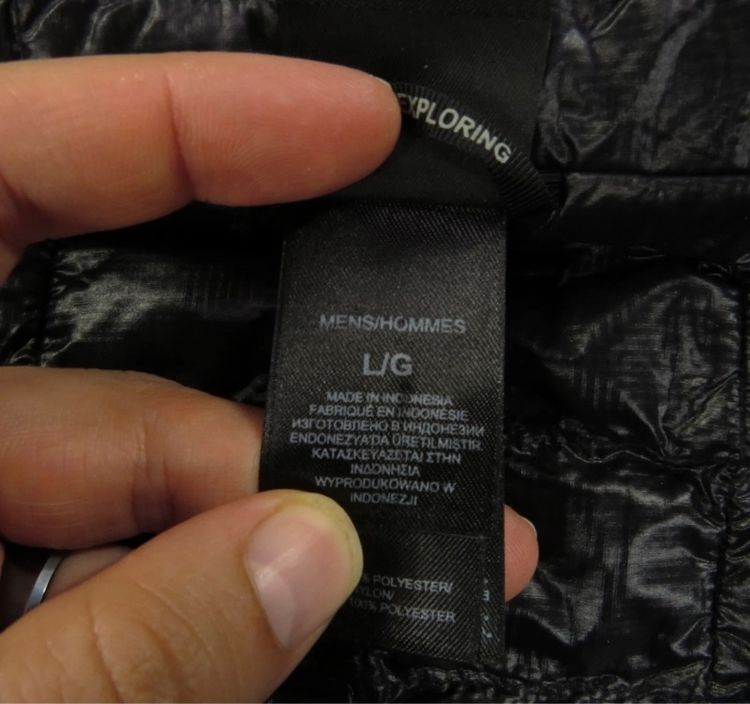 the north face black jacket แท้มือสองสภาพดีมาก รูปที่ 9