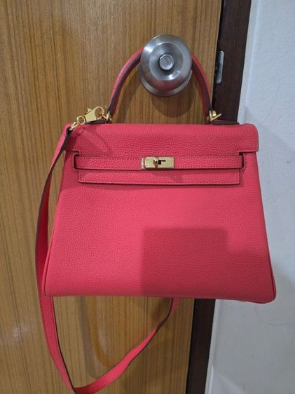 กระเป๋าหนังแท้ ทรง Kelly 