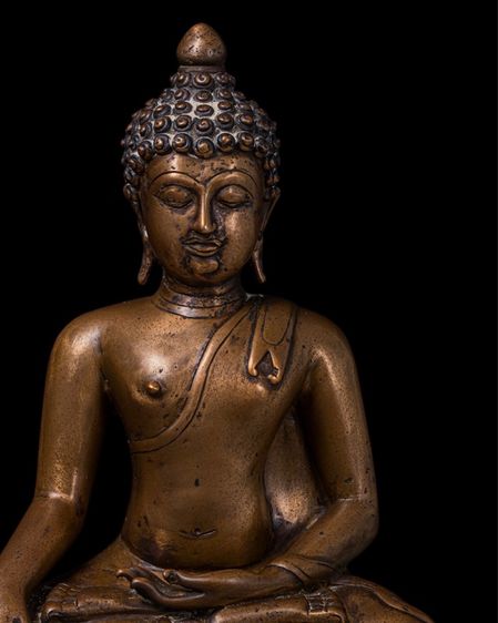 พระบูชาสิงห์หนึ่งเชียงแสน เนื้อสำริด หน้าตักกว้าง 9 นิ้ว ความสูง 19 นิ้วค่ะ ฐาน 15 นิ้ว รูปที่ 5