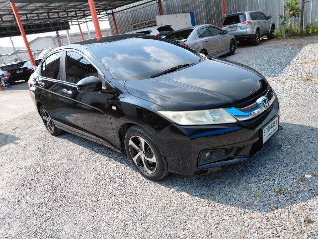 Honda City 2014 1.5 V Plus i-VTEC Sedan เบนซิน ไม่ติดแก๊ส เกียร์อัตโนมัติ ดำ รูปที่ 3