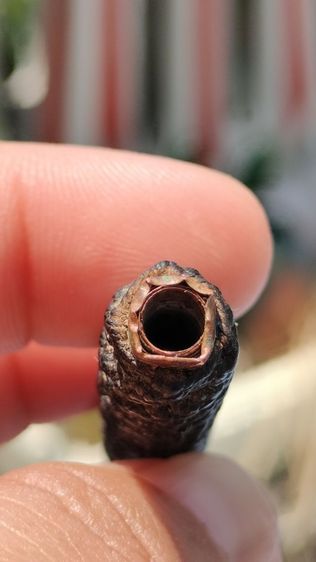 ตะกรุดเก่าๆแกนทองแดง ขยาด 3-3.5 นื้ว  รูปที่ 7