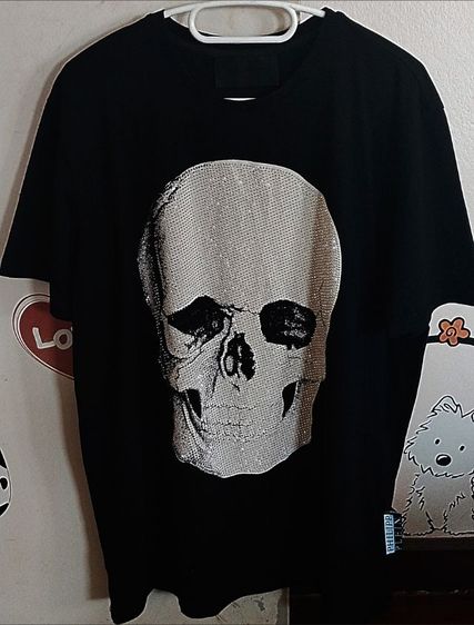 ดำ แขนสั้น เสื้อทีเชิ้ต อื่นๆ เสื้อยืด Phillip Plein 