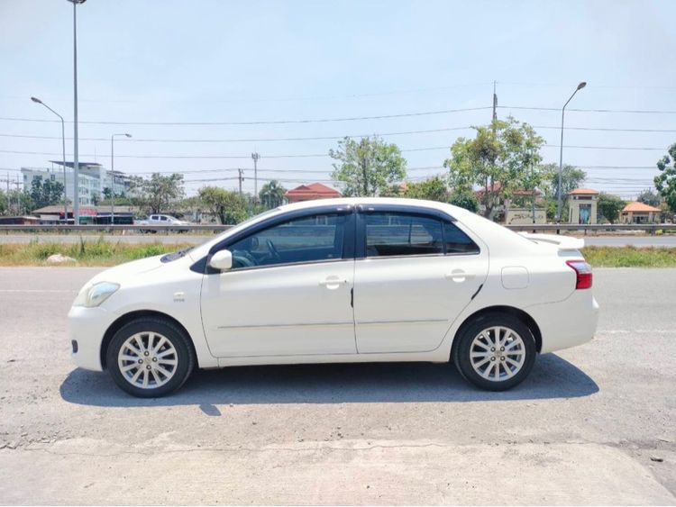 Toyota Vios 2010 1.5 E Sedan เบนซิน ไม่ติดแก๊ส เกียร์อัตโนมัติ ขาว รูปที่ 3