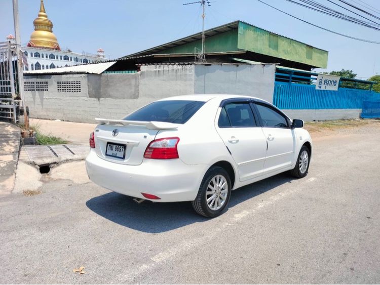 Toyota Vios 2010 1.5 E Sedan เบนซิน ไม่ติดแก๊ส เกียร์อัตโนมัติ ขาว รูปที่ 4