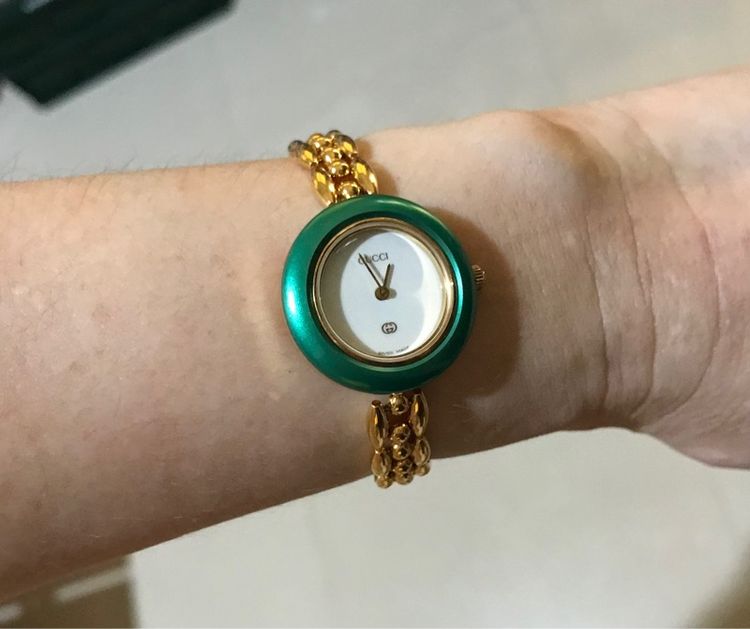 Gucci ของแท้ เครื่องควอทซ์ สภาพดี ใช้งานปกติ รูปที่ 17