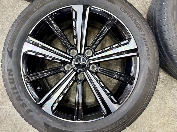ล้อแม็ก BYD SEAL5 ขอบ 17” 5 รู 114 ถอดป้ายแดง ยาง SAILUN 215-55R17 ปี 25 ตุ่มหน้ายางยังอยู่ครบ รูปที่ 5