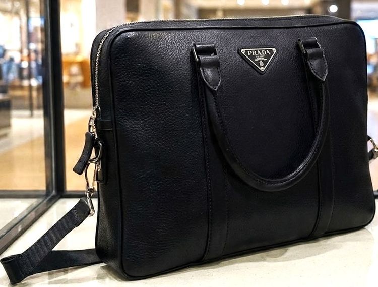 PRADA Vitello Phenix Briefcase  รูปที่ 4