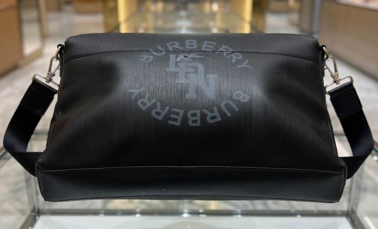 Burberry - London Check canvas tote bag รูปที่ 6