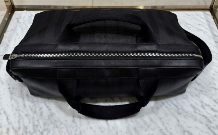 Burberry - London Check canvas tote bag รูปที่ 7