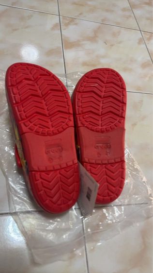 Crocs McQueen size M6 เท้ายาว 24-24.50 cm. unisex ไฟติดคู่ รูปที่ 5