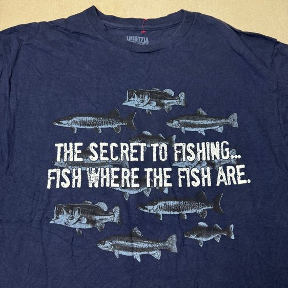 เสื้อยืด Fishing Size XL รูปที่ 4