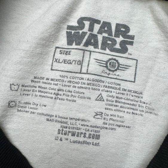 เสื้อยืด Star ​Wars​ Size XL​ รูปที่ 5