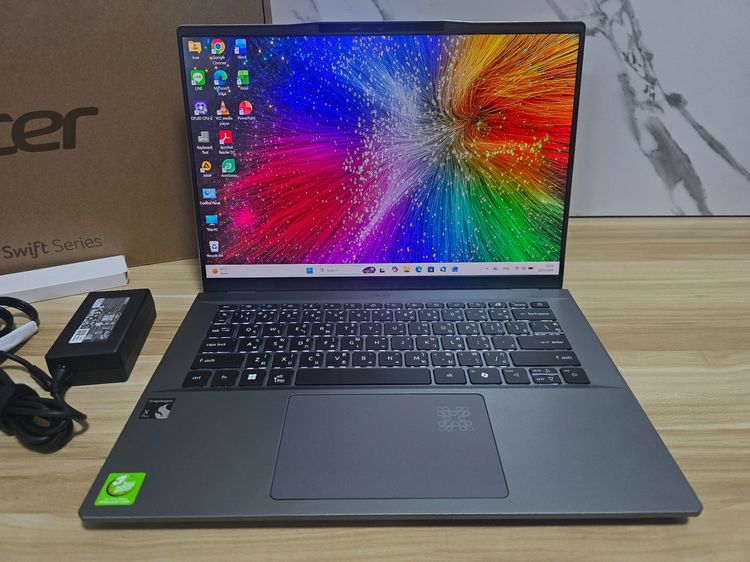 ACER SWIFT Go  Ai Snapdragon X Plus + adreno+ RAM 16+ 14.5" FHD IPS เครื่อง3เดือน  รูปที่ 2