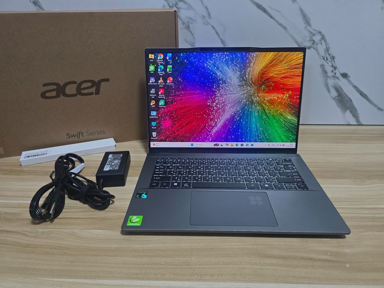 ACER SWIFT Go  Ai Snapdragon X Plus + adreno+ RAM 16+ 14.5" FHD IPS เครื่อง3เดือน 