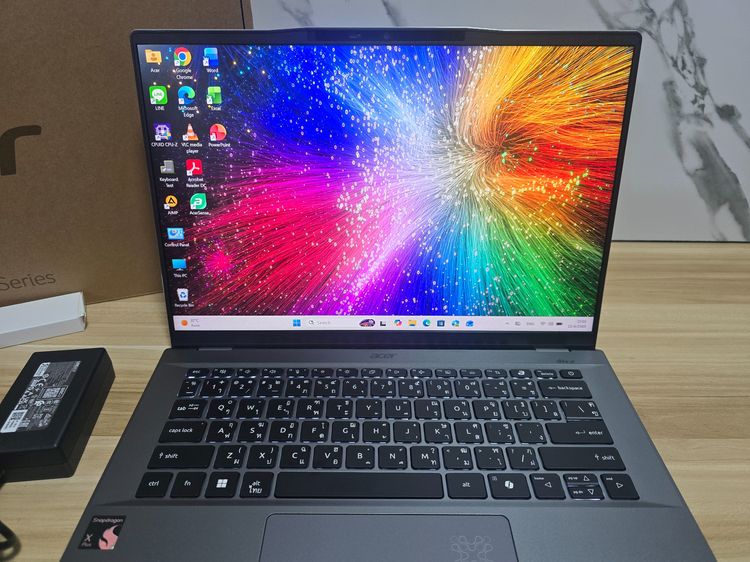 ACER SWIFT Go  Ai Snapdragon X Plus + adreno+ RAM 16+ 14.5" FHD IPS เครื่อง3เดือน  รูปที่ 3