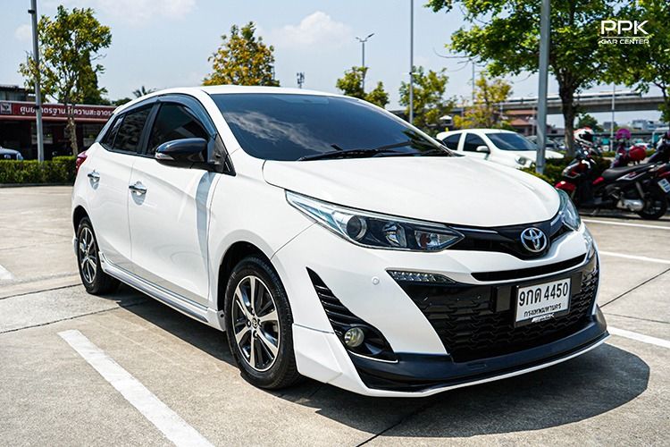 Toyota Yaris 2019 1.2 G Plus Sedan เบนซิน ไม่ติดแก๊ส เกียร์อัตโนมัติ ขาว รูปที่ 3