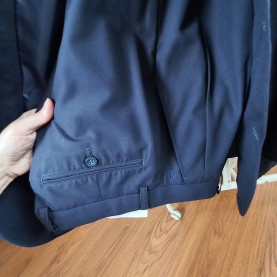 ชุดสูทผู้ชายสีน้ำเงินเข้ม (เสื้อสูทและกางเกง) ยี่ห้อ Guy Laroach  รูปที่ 5