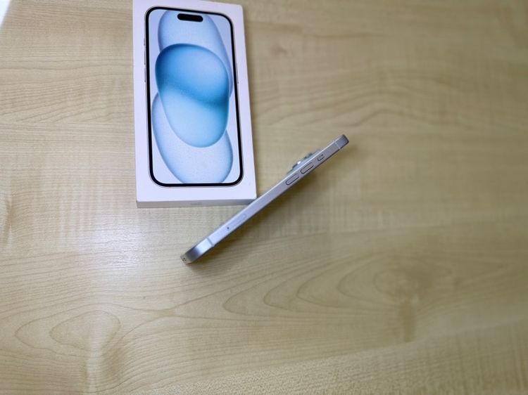 noขาย iPhone 15 128GB สี Blue เครื่องศูนย์ไทย  ประกันศูนย์เหลือยาว สภาพสวยคุ้ม รูปที่ 10