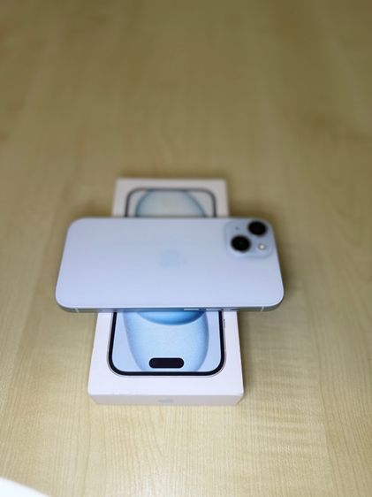 noขาย iPhone 15 128GB สี Blue เครื่องศูนย์ไทย  ประกันศูนย์เหลือยาว สภาพสวยคุ้ม รูปที่ 6