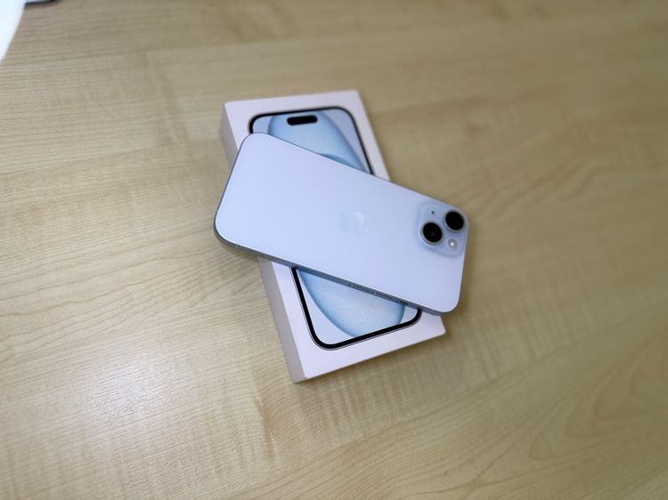 noขาย iPhone 15 128GB สี Blue เครื่องศูนย์ไทย  ประกันศูนย์เหลือยาว สภาพสวยคุ้ม รูปที่ 14