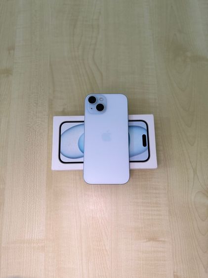 noขาย iPhone 15 128GB สี Blue เครื่องศูนย์ไทย  ประกันศูนย์เหลือยาว สภาพสวยคุ้ม รูปที่ 4