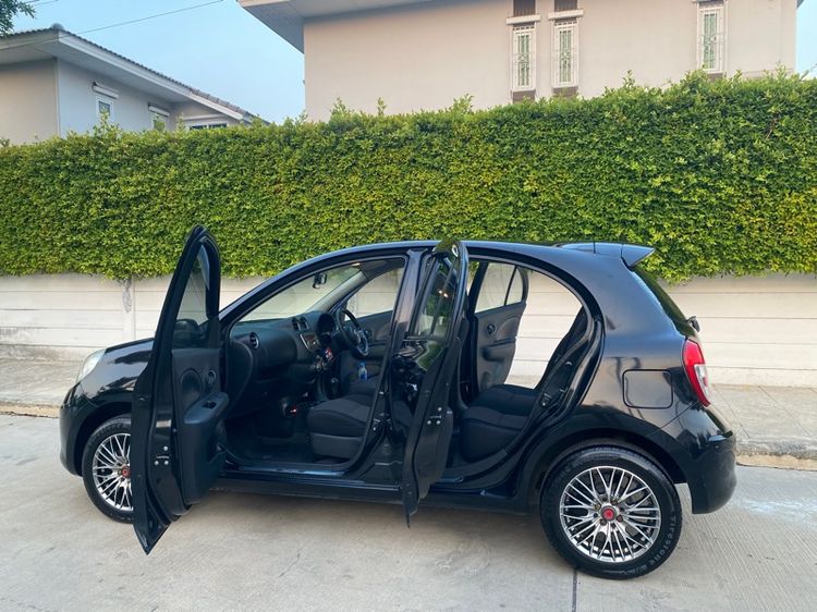 รถ Nissan March 1.2 EL สี ดำ