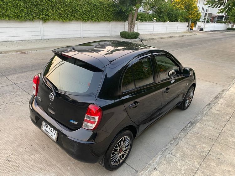 Nissan March 2011 1.2 EL Sedan เบนซิน ไม่ติดแก๊ส เกียร์อัตโนมัติ ดำ รูปที่ 2