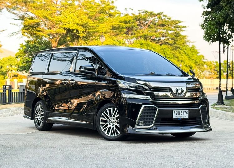 Toyota Vellfire 2016 2.5 Z G Edition Utility-car เบนซิน ไม่ติดแก๊ส เกียร์อัตโนมัติ ดำ รูปที่ 3
