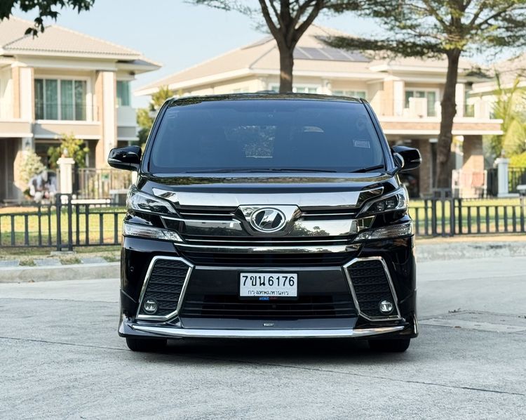 Toyota Vellfire 2016 2.5 Z G Edition Utility-car เบนซิน ไม่ติดแก๊ส เกียร์อัตโนมัติ ดำ รูปที่ 2