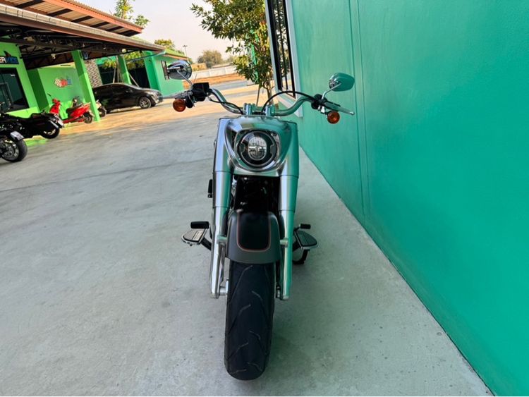 Fat boy 2019 สีน้ำตาล Industrial Gray Denim วิ่ง7,500 ไมล์ รูปที่ 14