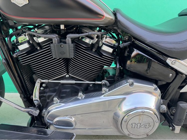 Fat boy 2019 สีน้ำตาล Industrial Gray Denim วิ่ง7,500 ไมล์ รูปที่ 17