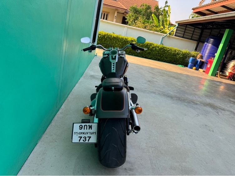 Fat boy 2019 สีน้ำตาล Industrial Gray Denim วิ่ง7,500 ไมล์ รูปที่ 11