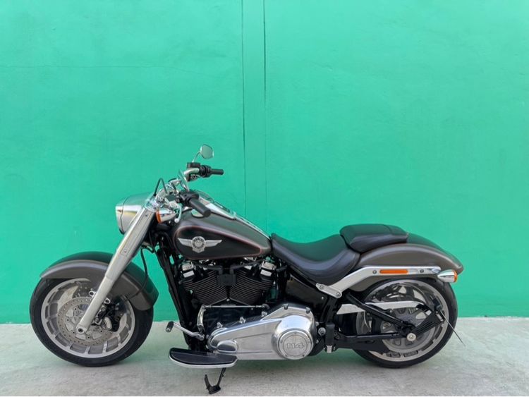 Fat boy 2019 สีน้ำตาล Industrial Gray Denim วิ่ง7,500 ไมล์ รูปที่ 16