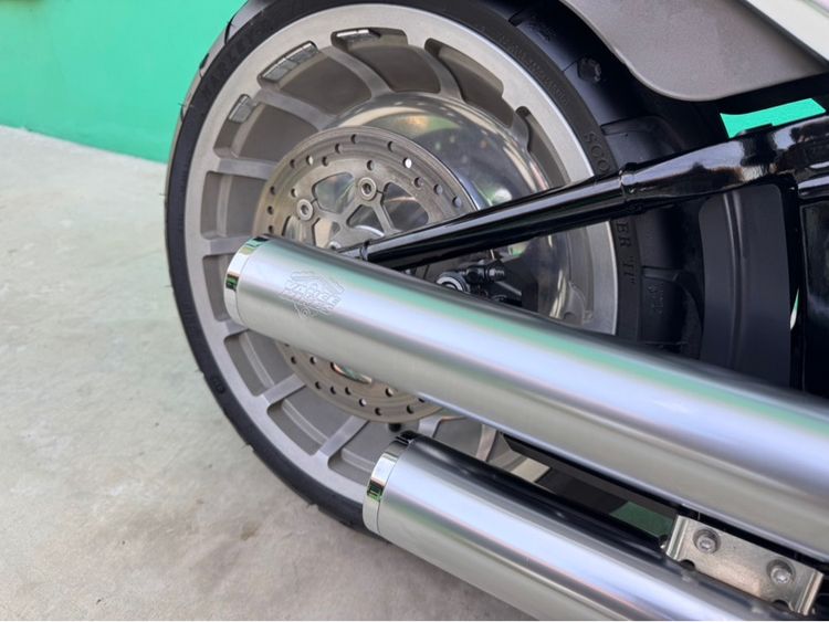 Fat boy 2019 สีน้ำตาล Industrial Gray Denim วิ่ง7,500 ไมล์ รูปที่ 9
