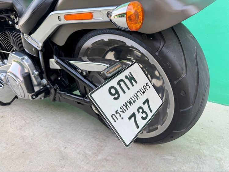 Fat boy 2019 สีน้ำตาล Industrial Gray Denim วิ่ง7,500 ไมล์ รูปที่ 18