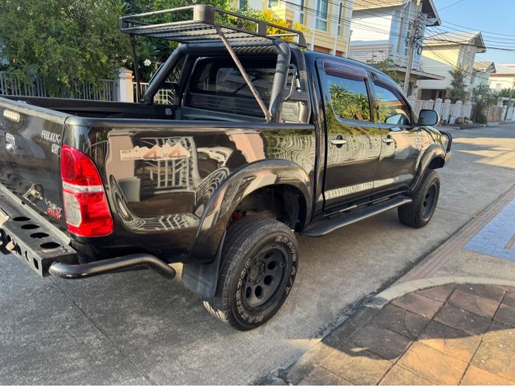 Toyota Hilux Vigo Champ 2012 Double Cab 3.0 G 4WD ดีเซล ไม่ติดแก๊ส เกียร์อัตโนมัติ ดำ รูปที่ 4