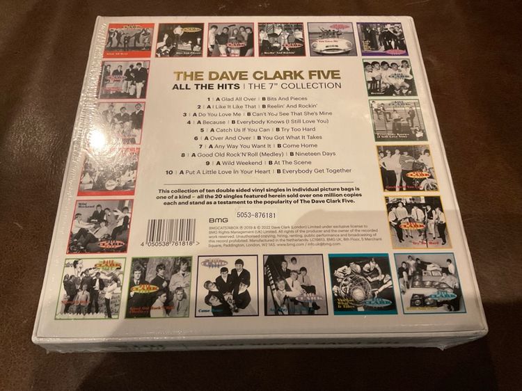 แผ่นเสียงวงตำนานเพลงฮิต 10 แผ่นซีล The Dave Clark Five All The Hits The 7 Collection 10LP Netherlands SS sealed ส่งฟรี รูปที่ 4