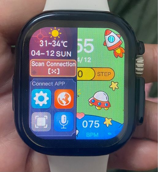 ขาย smart watch Ultra 8 PRO มือสองครับทำงานได้ปกติครับ รูปที่ 3