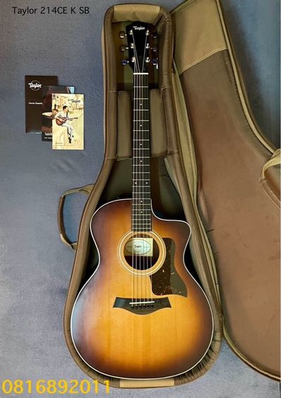 กีต้าร์ taylor 214ce k sb