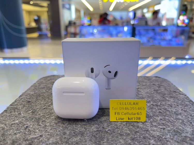 AirPods 4 สภาพสวยมาก ประกันศูนย์ไทยเกือบปี ครบกล่อง รูปที่ 2