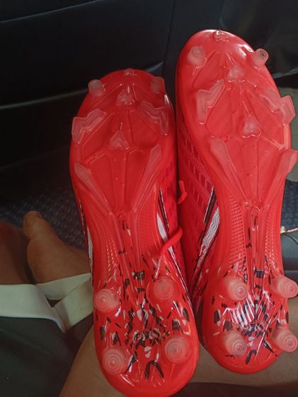 สตั้ดตัวท็อปมือ2วิ้งสีแดง ไซส์ 41 สภาพดี รูปที่ 3