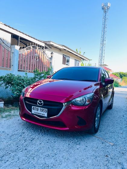 Mazda Mazda 2 2015 1.5 XD Sedan ดีเซล ไม่ติดแก๊ส เกียร์อัตโนมัติ แดง รูปที่ 4