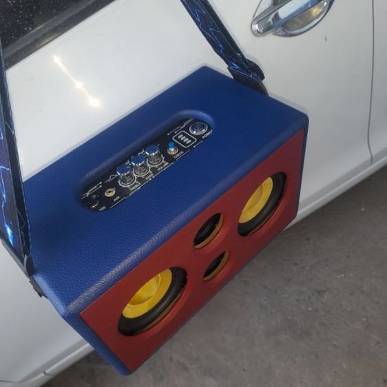 ลำโพง bluetooth ระบบ 2.0 Su 4 นิ้ว คู่ แหลม hk 2 นิ้วคู่ เสียงดีลั่นเกินตัว เบสแน่นๆ รูปที่ 2