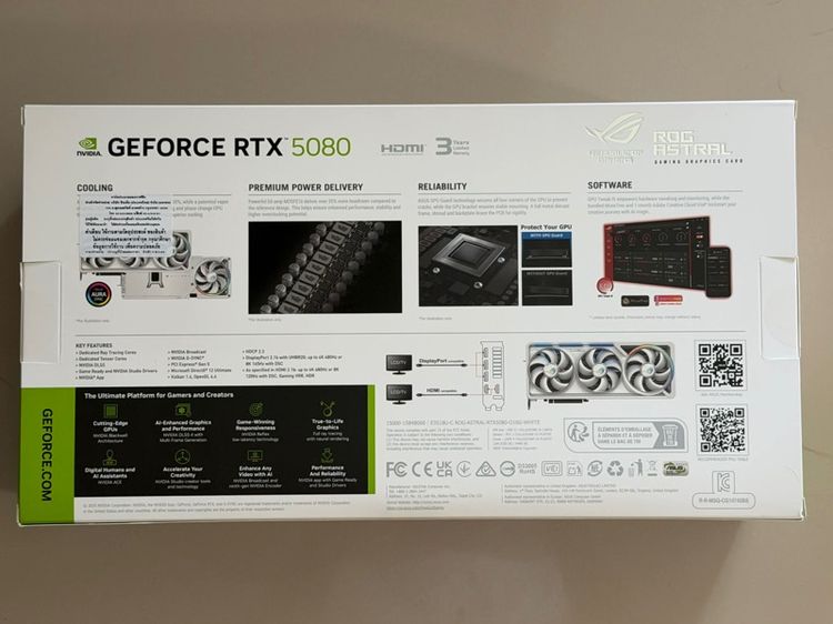 การ์ดจอ RTX5080 16GB ROG ASTRAL OC รูปที่ 2
