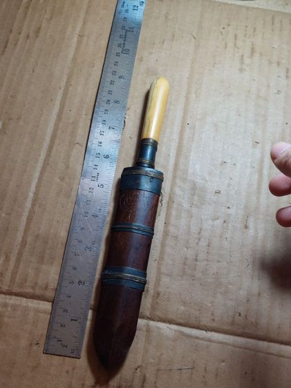 เครื่องรางมีดหมอหลวงพ่อเดิมใบ5นิ้วยาวรวม 9 นิ้ว รูปที่ 7